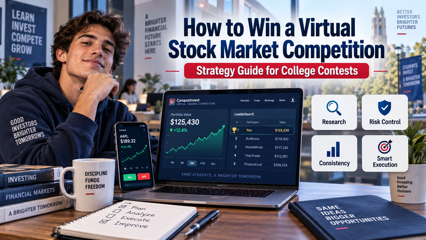 How to Win a Virtual Stock Market Competition: Strategy Guide for College Contests
