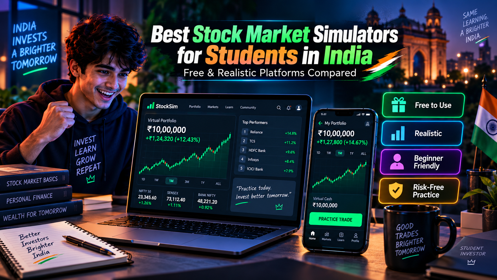 Best Stock Market Simulators for Students in India: Free & Realistic Platforms Compared