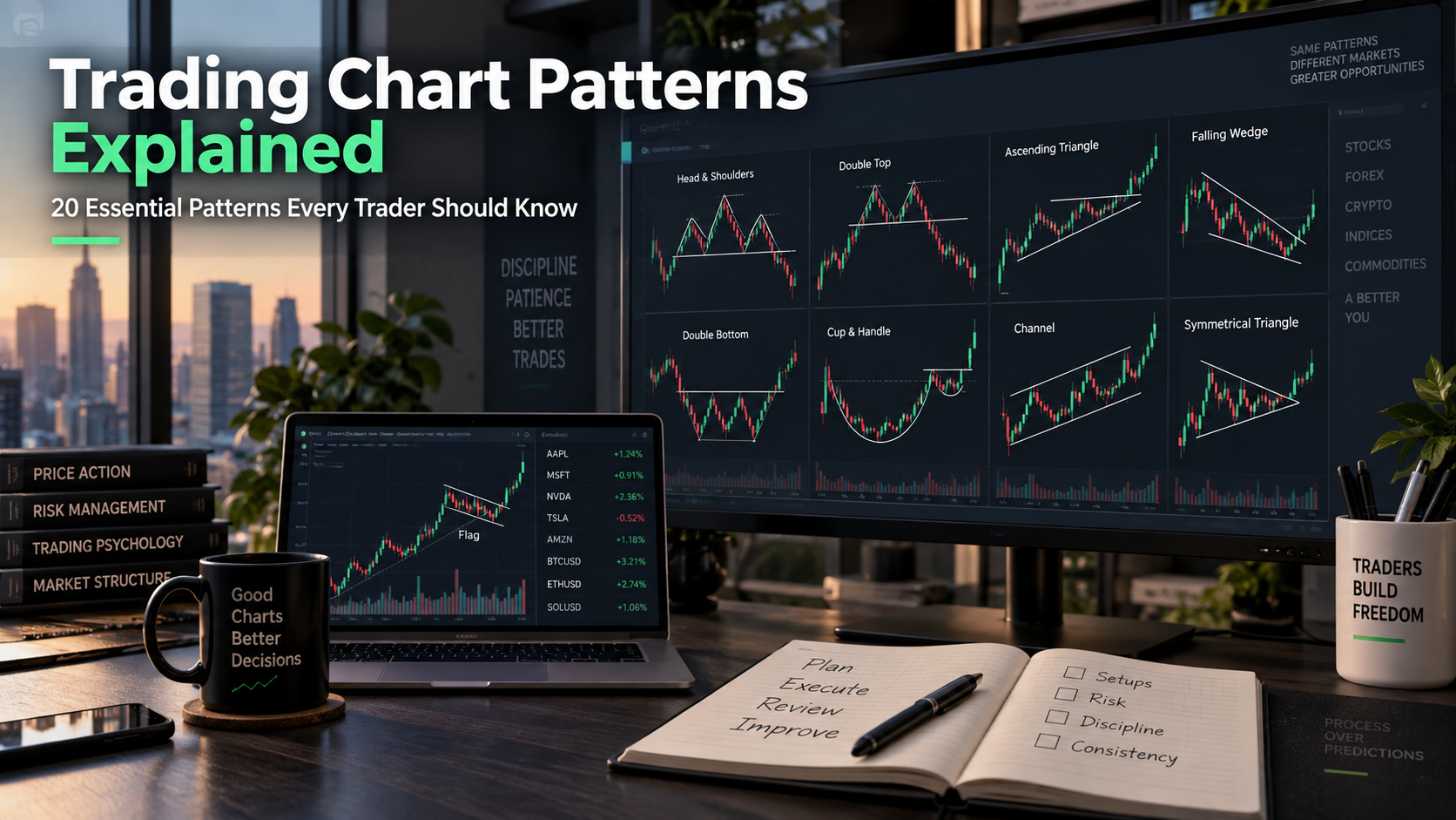 Trading Chart Patterns Explained: 20 Essential Patterns Every Trader Should Know