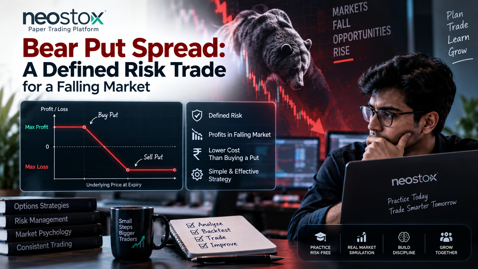 Bear Put Spread: A Defined Risk Trade for a Falling Market