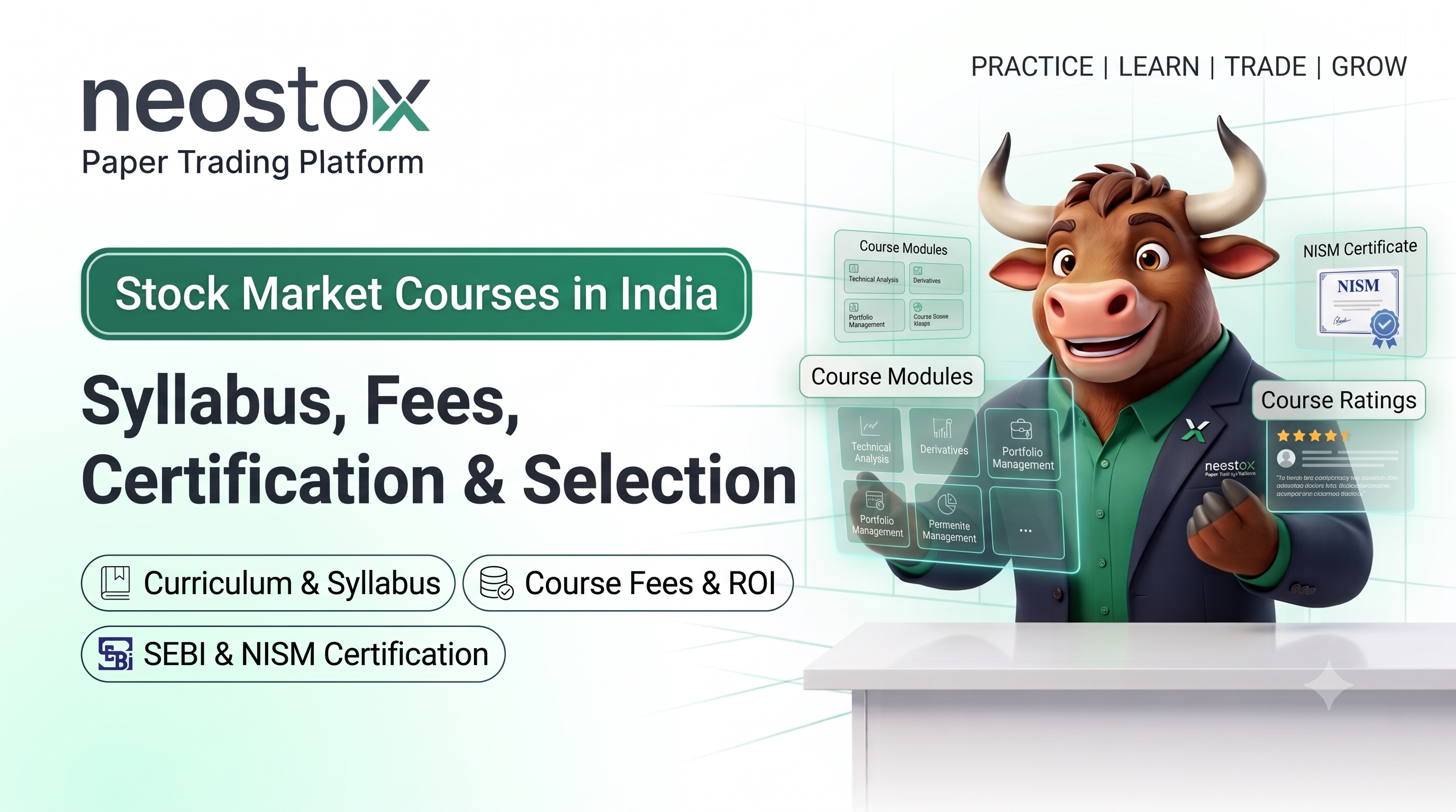Stock Market Courses in India: Syllabus, Fees, Certification and How to Choose