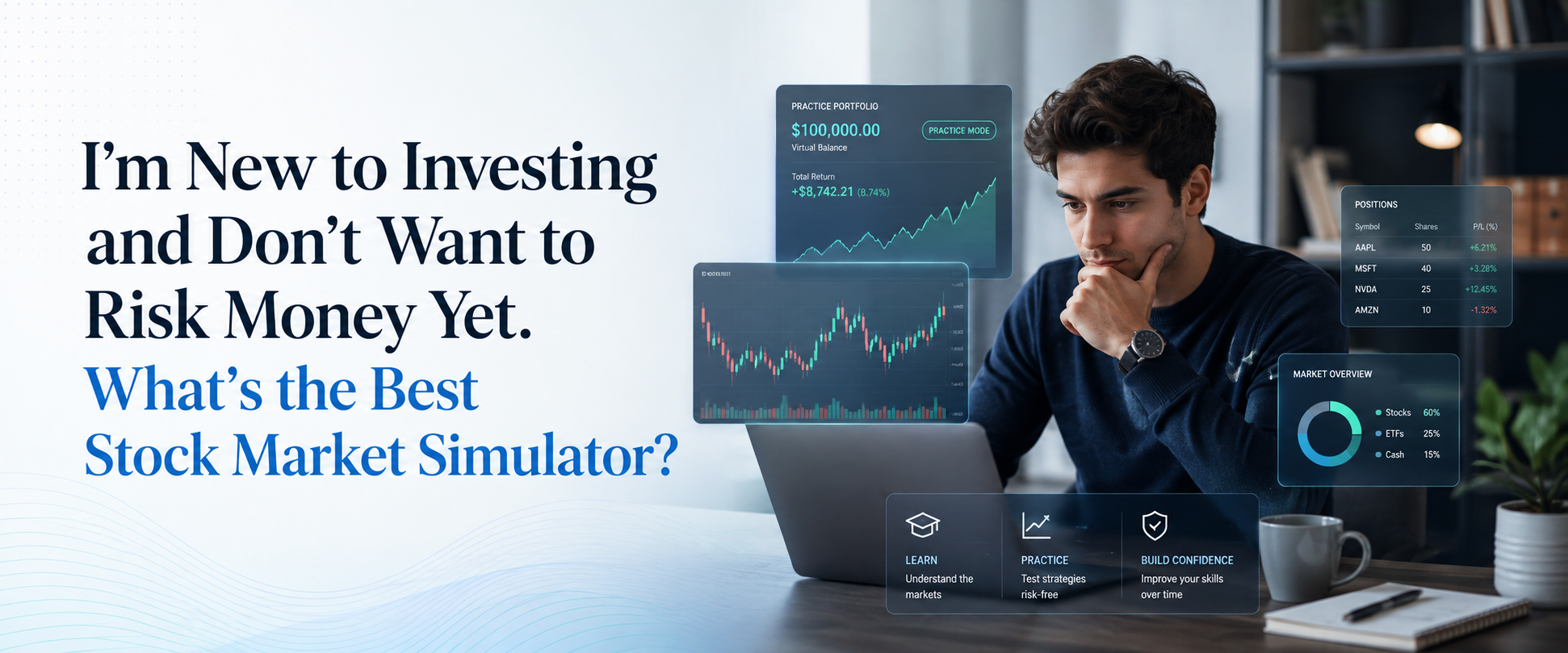 I'm New to Investing and Don't Want to Risk Money Yet. What's the Best Stock Market Simulator?