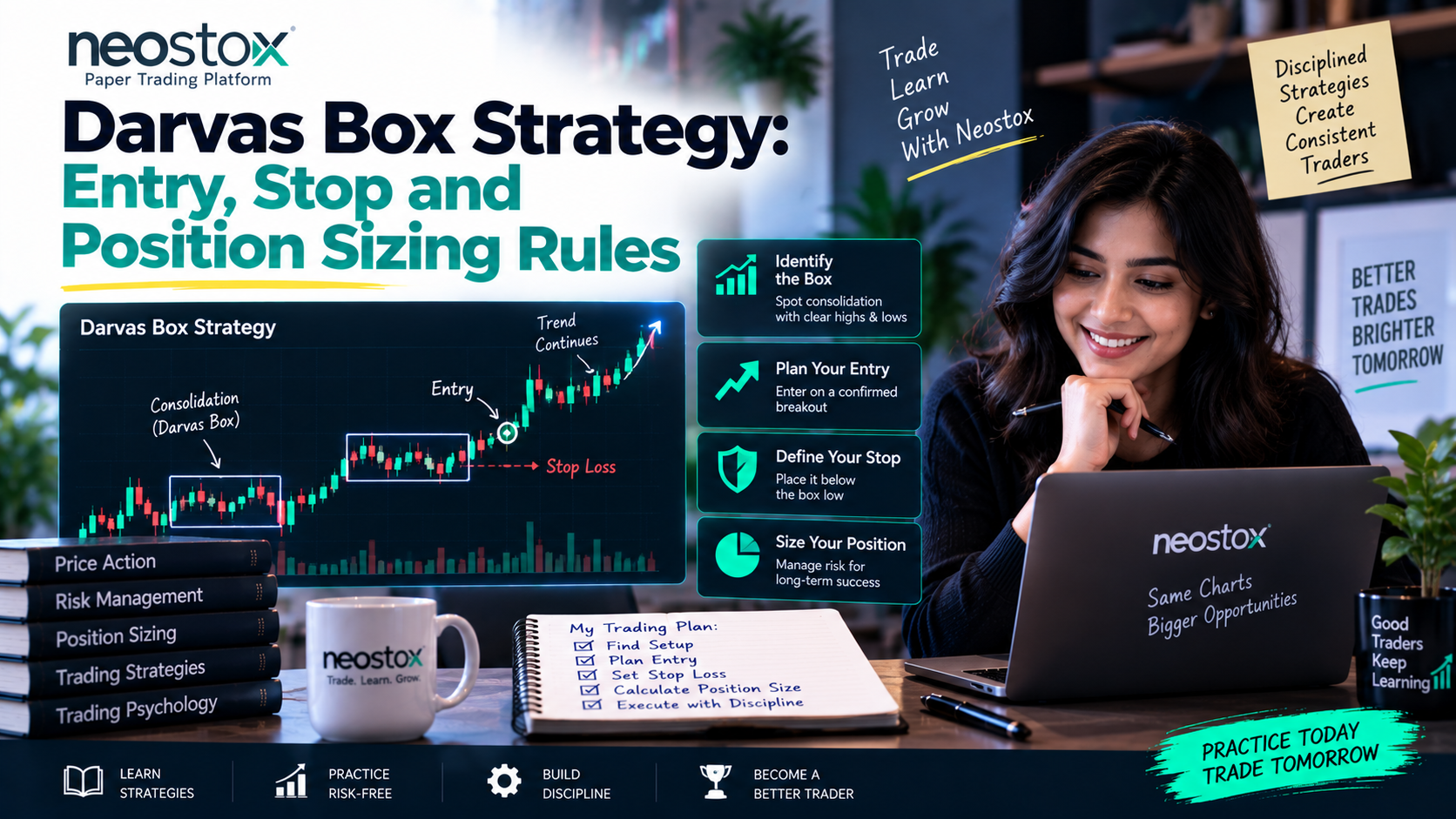 Darvas Box Strategy: Rules, Entries, Stops with an Example