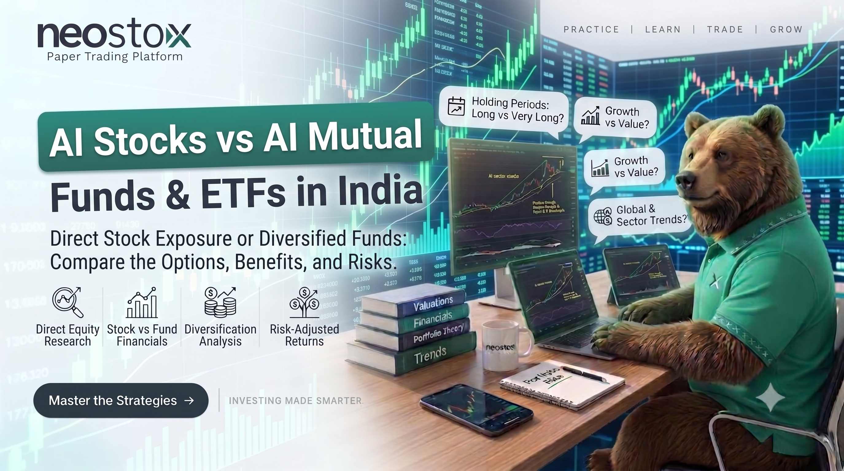 AI Stocks vs AI Mutual Funds & ETFs in India: Key Differences Explained