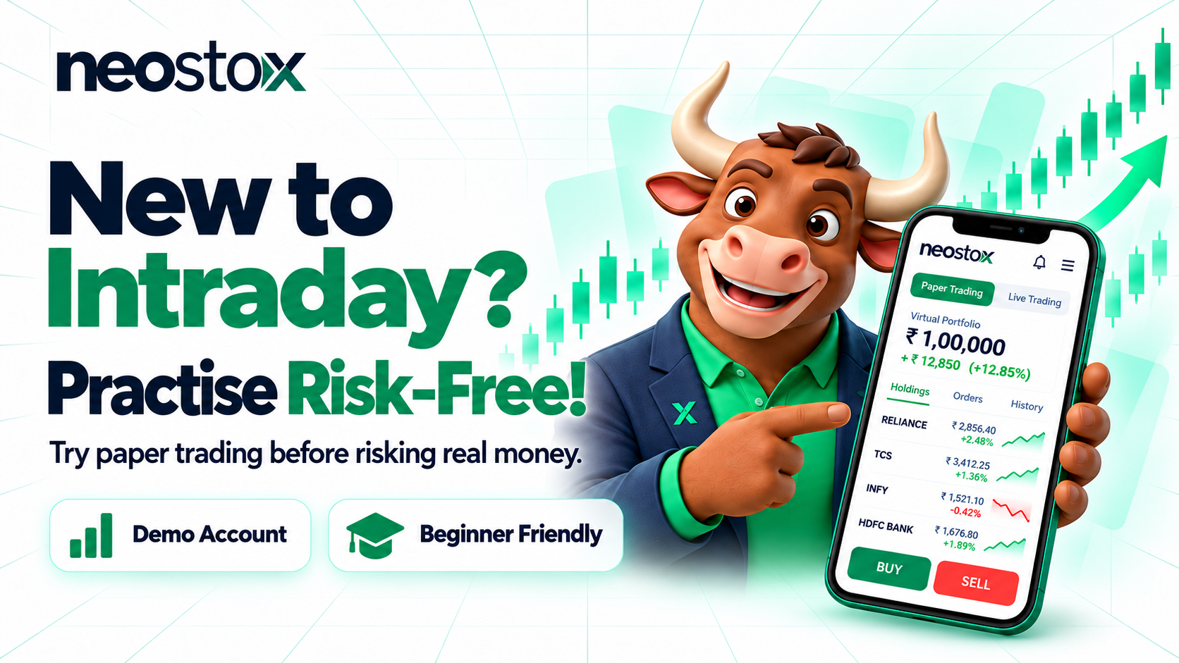 I'm New to Intraday Trading, Where Can I Practise on a Demo Account Without Losing Money?