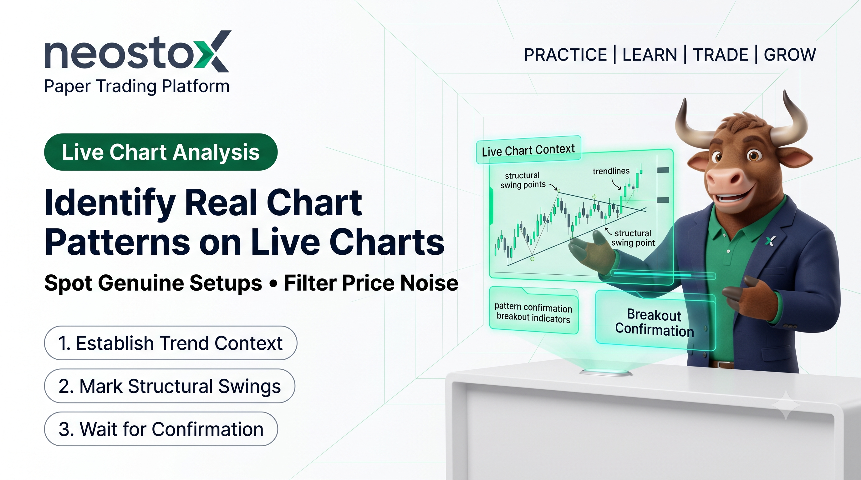 How to Identify Trading Chart Patterns on Live Charts